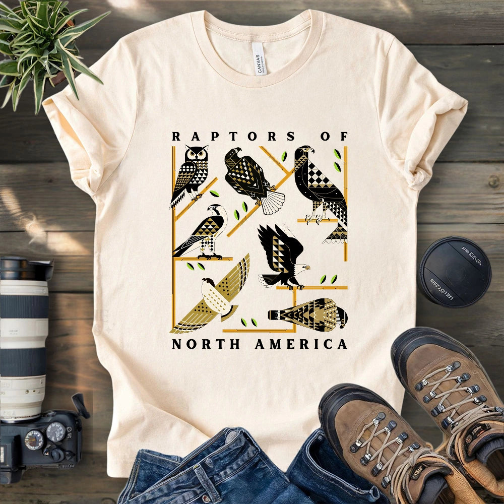 Geometric Raptors Of America T-shirt