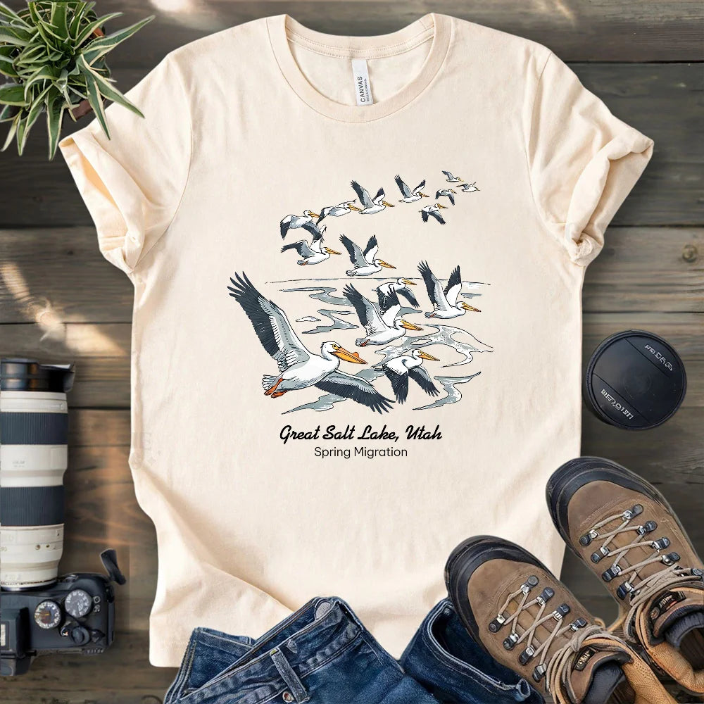 Great Salt Lake In Spring T-shirt