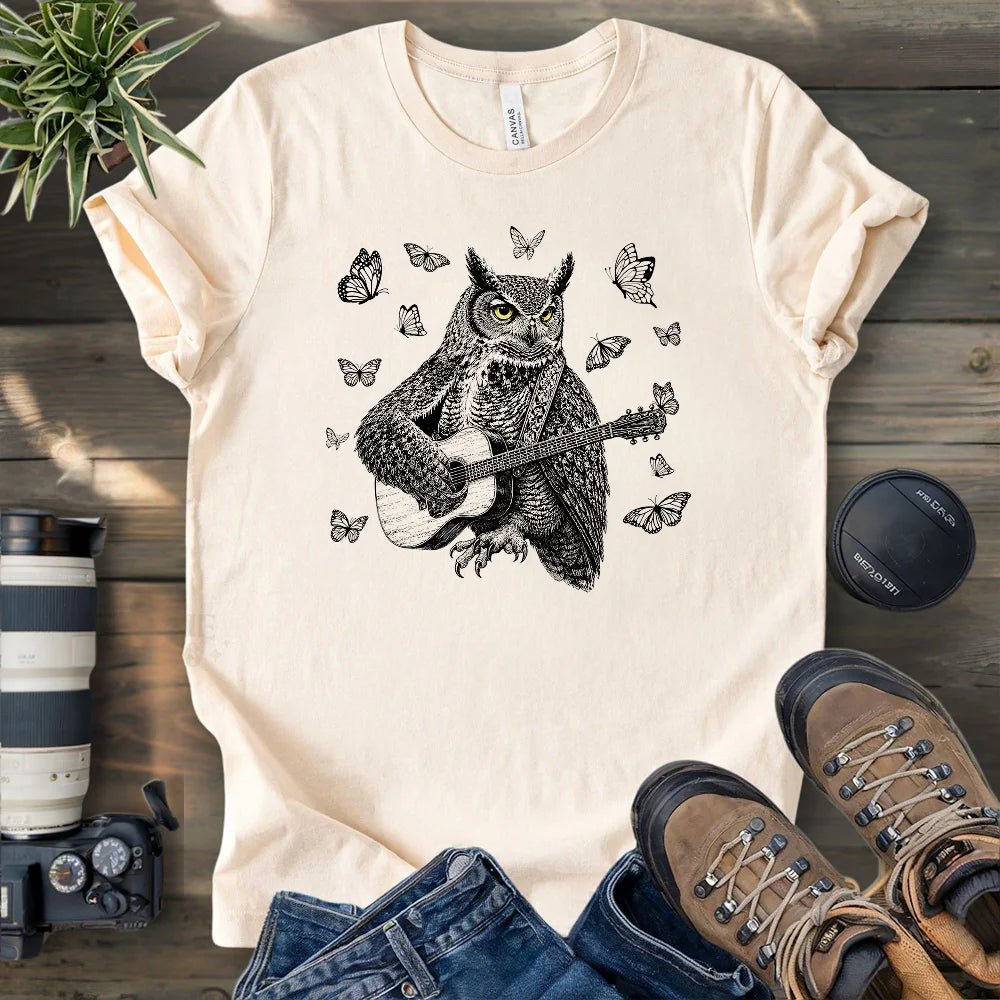 Owl Artist T-shirt