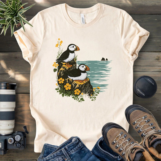 Peaceful Puffins T-shirt