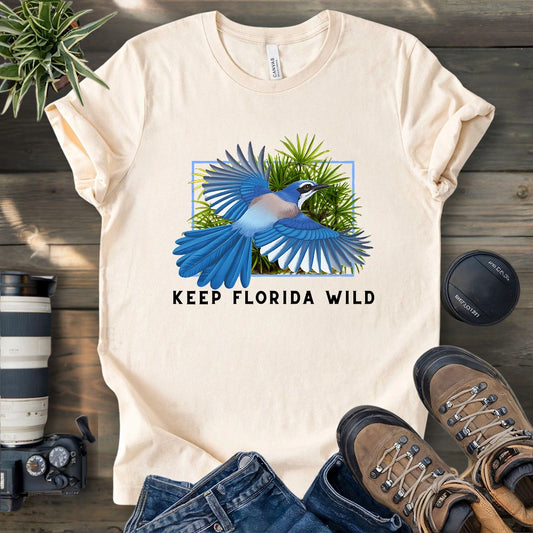 Protect Florida Scrub Jay T-shirt