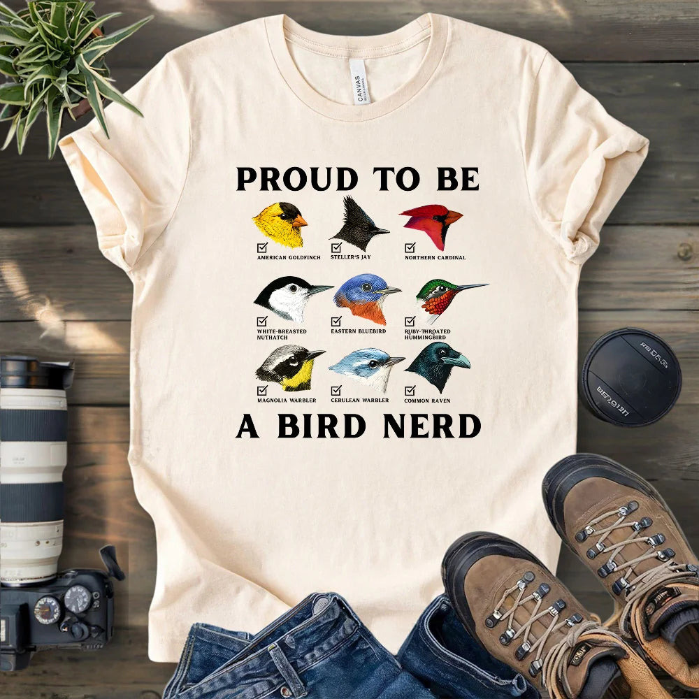 Proud To Be A Bird Nerd T-shirt