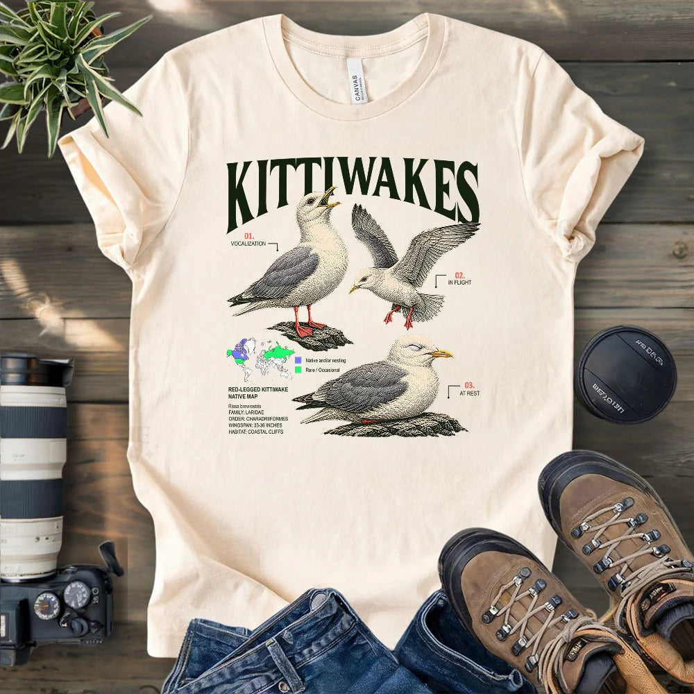 Red-legged Kittiwake Profile T-shirt