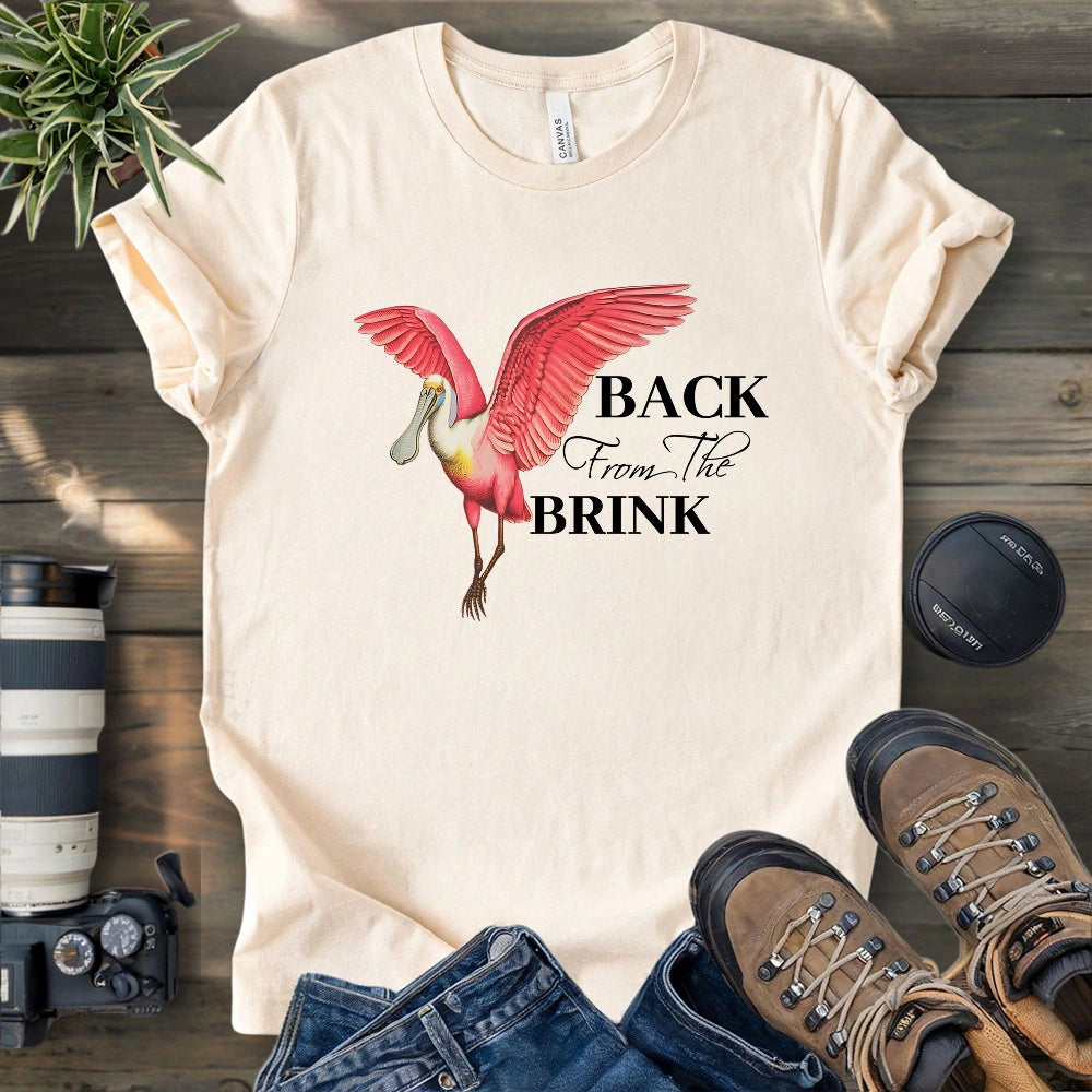 Spoonbill Back From The Brink T-shirt