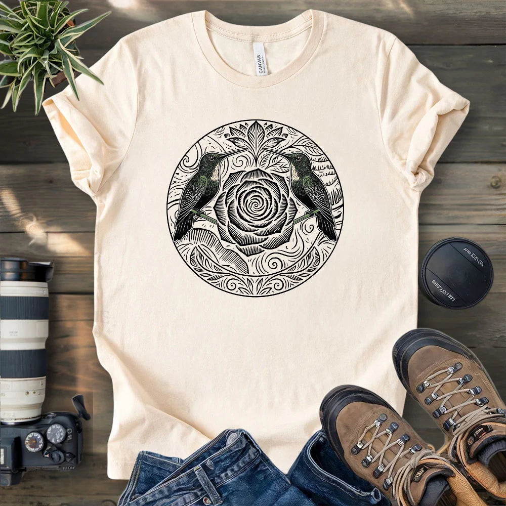 Symmetry in Bloom T-shirt