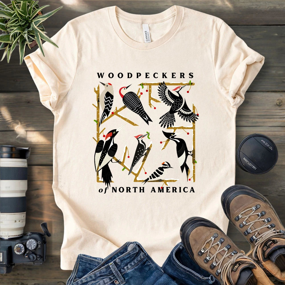 Woodpeckers Of North America T-shirt