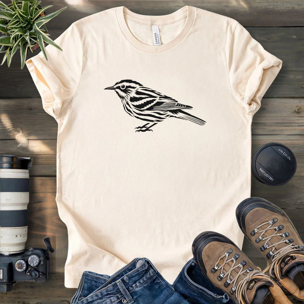Zebra Warbler T-shirt