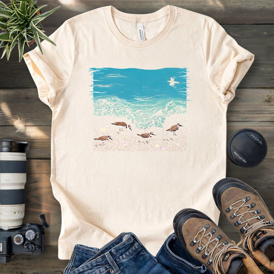 Plovers By The Shore T-shirt
