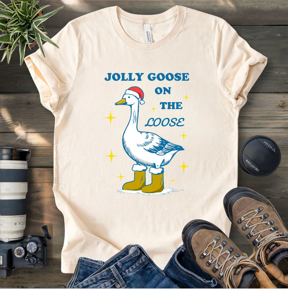 Silly Goose Christmas T-shirt