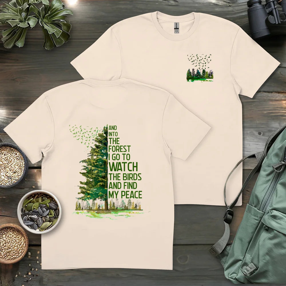 Birdwatching To Heal 2 Side T-shirt