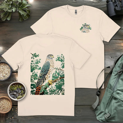 Hawk In Bloom 2 Side T-shirt