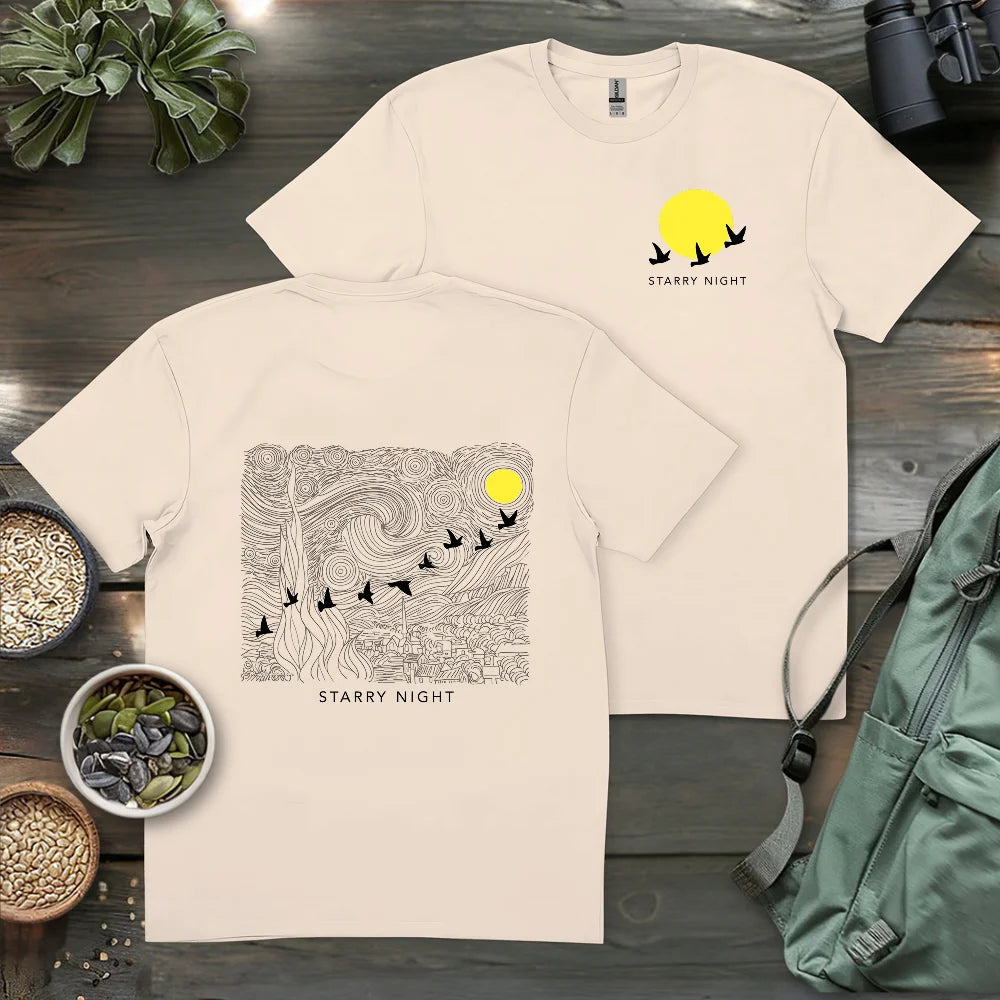 Starry Night Migration 2 Side T-shirt