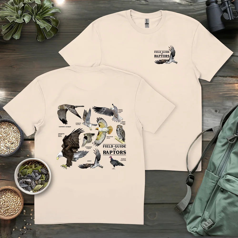 Field Guide To Raptors 2 Side T-shirt