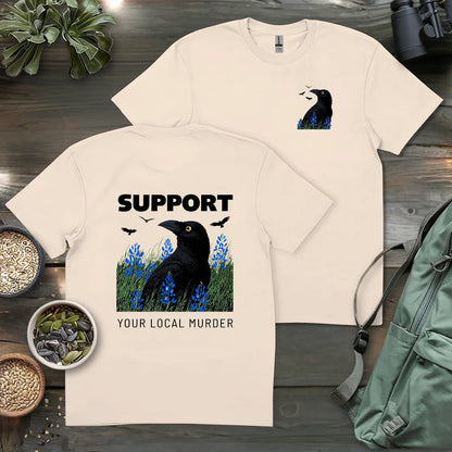 Support Your Local Murder 2 Side T-shirt