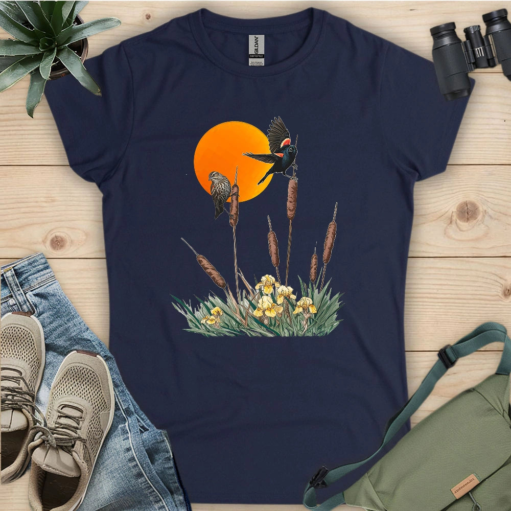A Couple Of Red-winged Blackbird Women's T-shirt