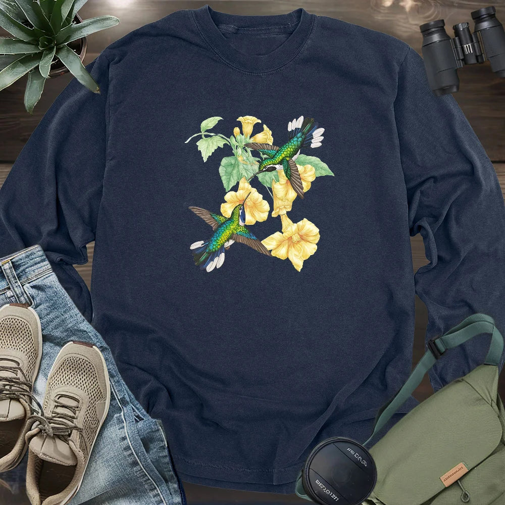 A Hummingbird Couple Long Sleeve T-shirt