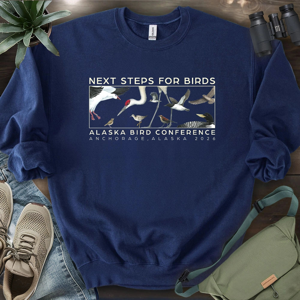 Alaska Bird Conference 2026 Sweatshirt (by Julia Ditto)