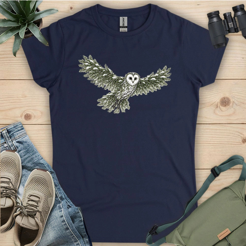 Barn Owl FLying Women's T-shirt