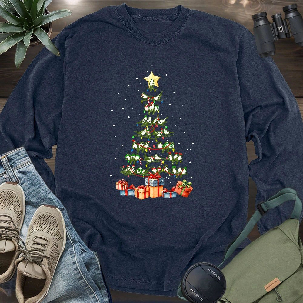 Birdy Christmas Tree Long Sleeve T-shirt