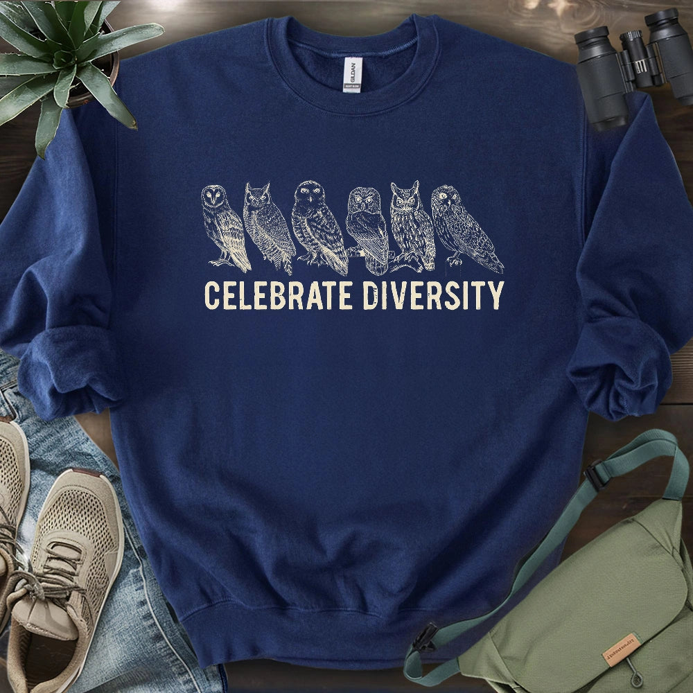 Celebrate Owl Diversity Sweatshirt