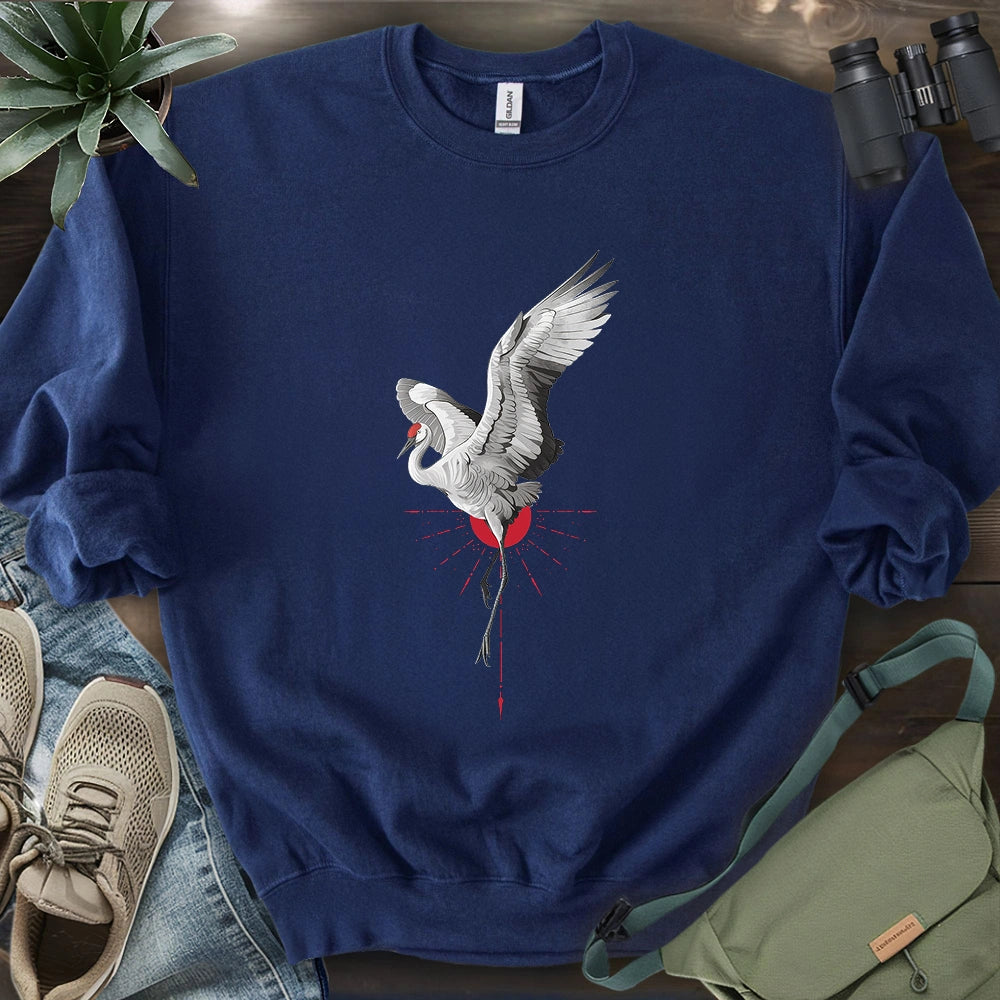 Celestial Crane Sweatshirt