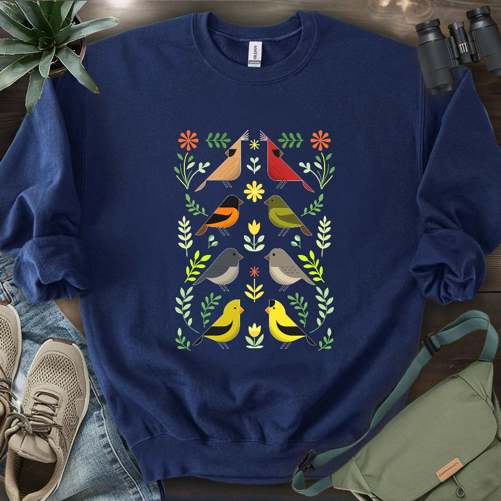 Couples of Backyard Birds Sweatshirt