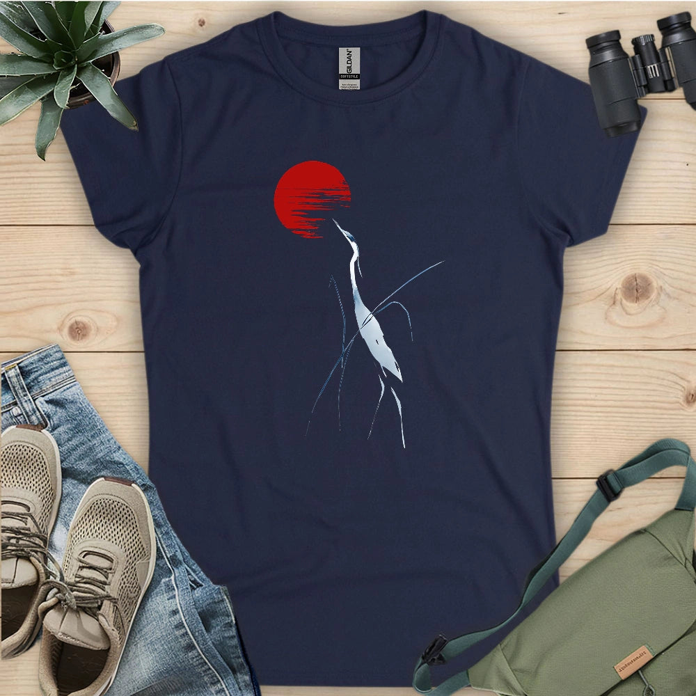 Crane Of The Dawn Women's T-shirt
