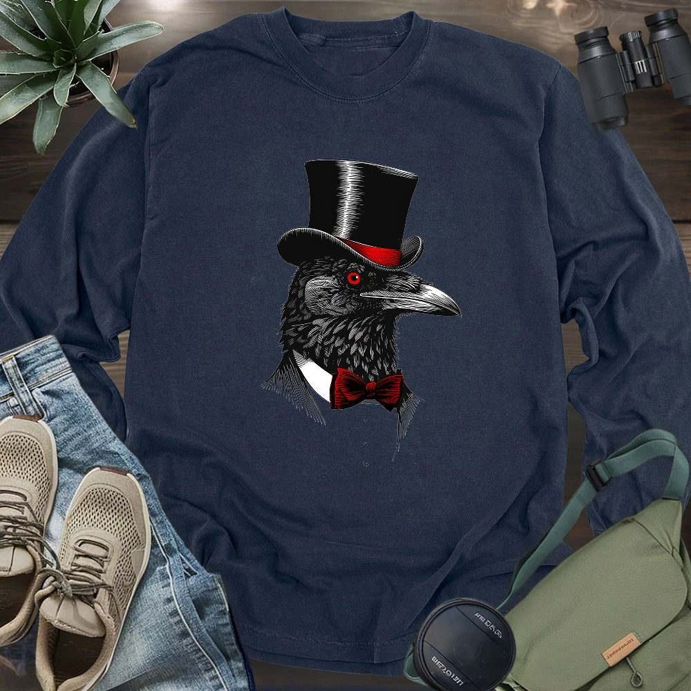 Crow Gentleman Long Sleeve T-shirt