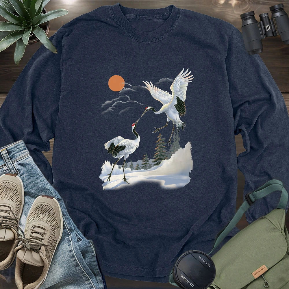 Dance of the Cranes Long Sleeve T-shirt