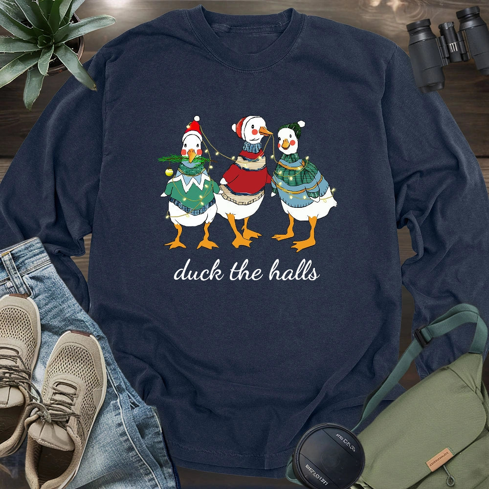 Duck the Halls Long Sleeve T-shirt
