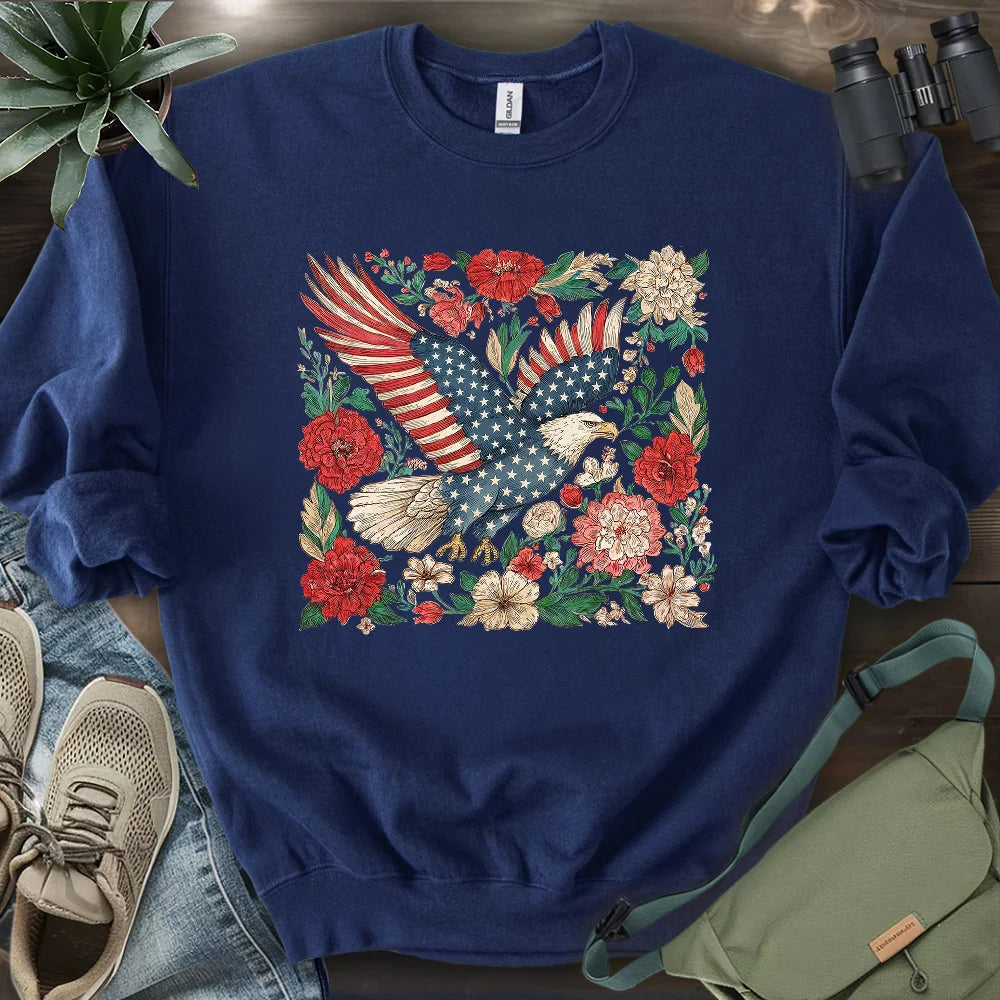 Eagle Of 4th Of July Sweatshirt