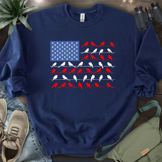 Feathered Flag Sweatshirt