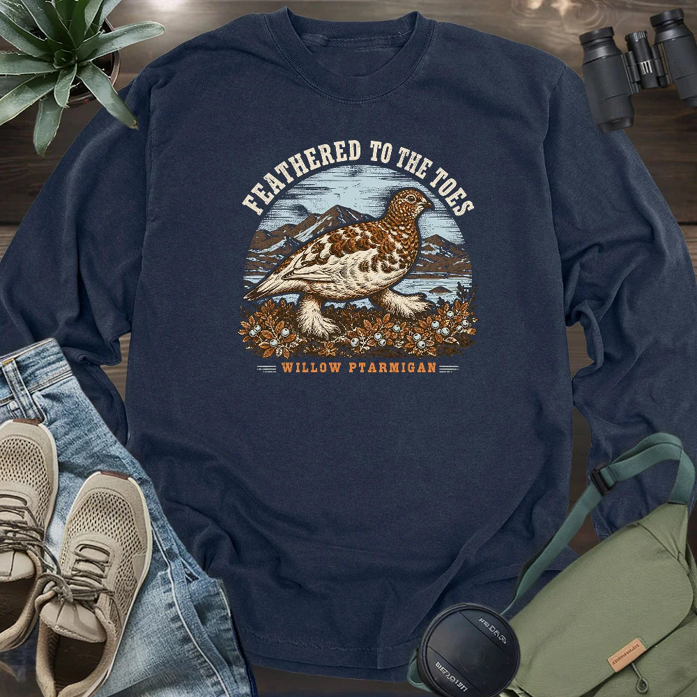 Feathered To The Toes Long Sleeve T-shirt