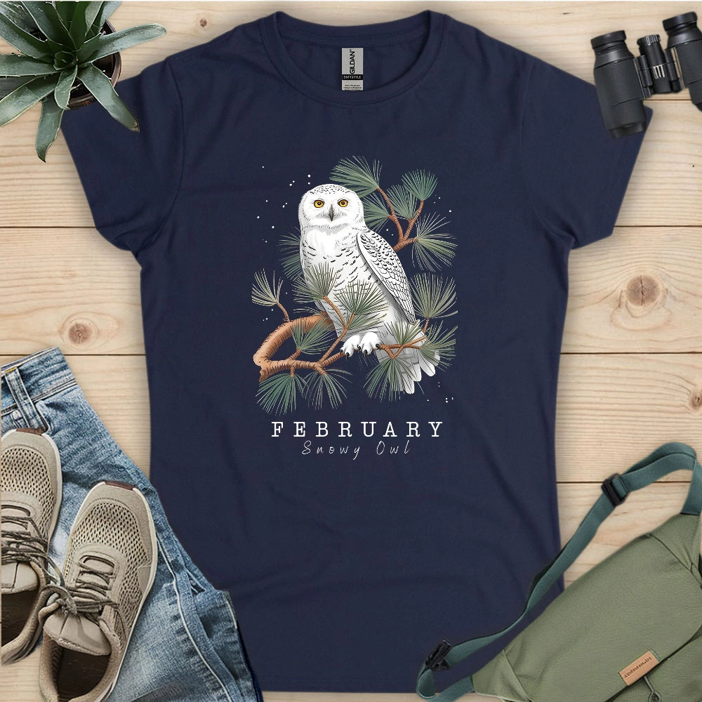 February Snowy Owl Women's T-shirt