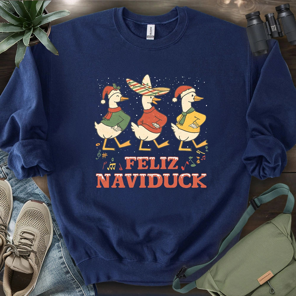 Feliz Naviduck Sweatshirt