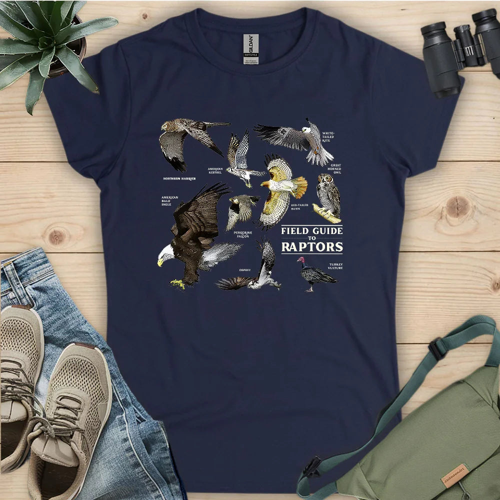 Field Guide To Raptors Women's T-shirt