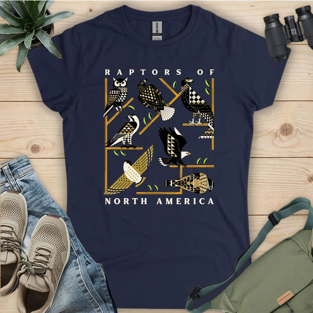 Geometric Raptors Of America Women's T-shirt