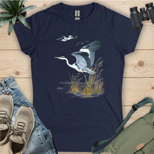 Grace of the Heron Women's T-shirt
