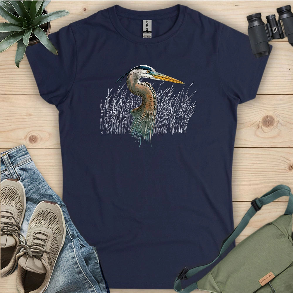 Great Blue Heron Women's T-shirt