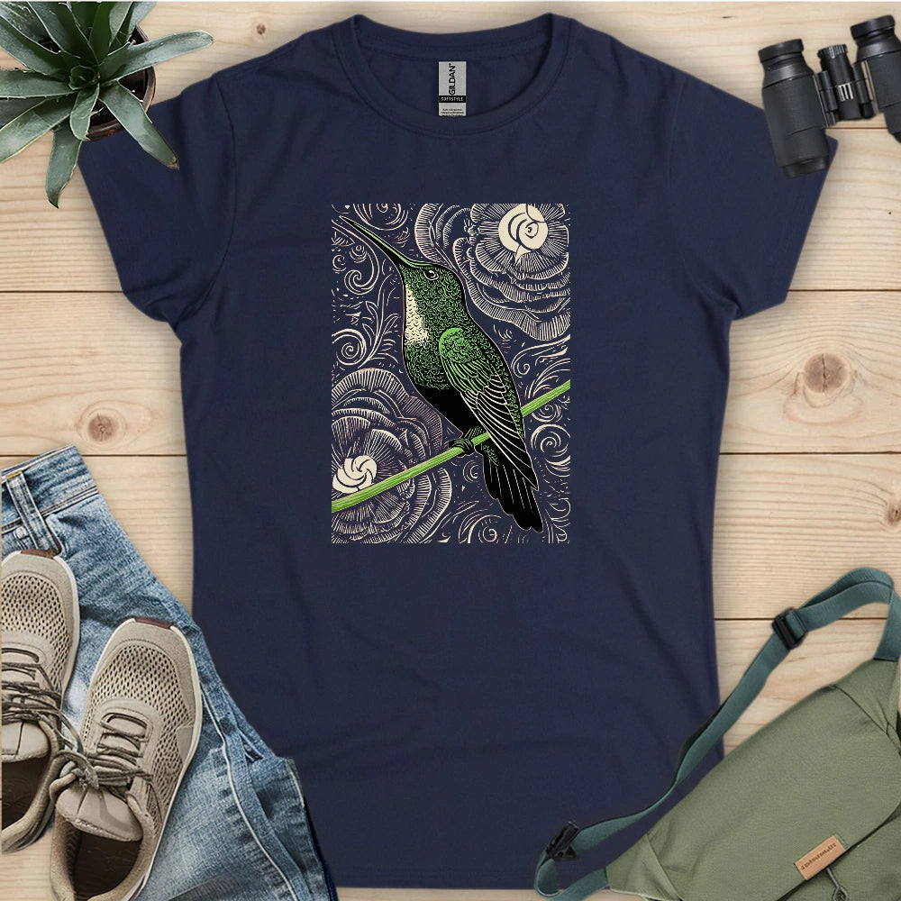 Green Hummingbird Women's T-shirt