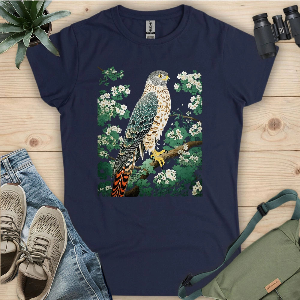 Hawk in Bloom Women's T-shirt