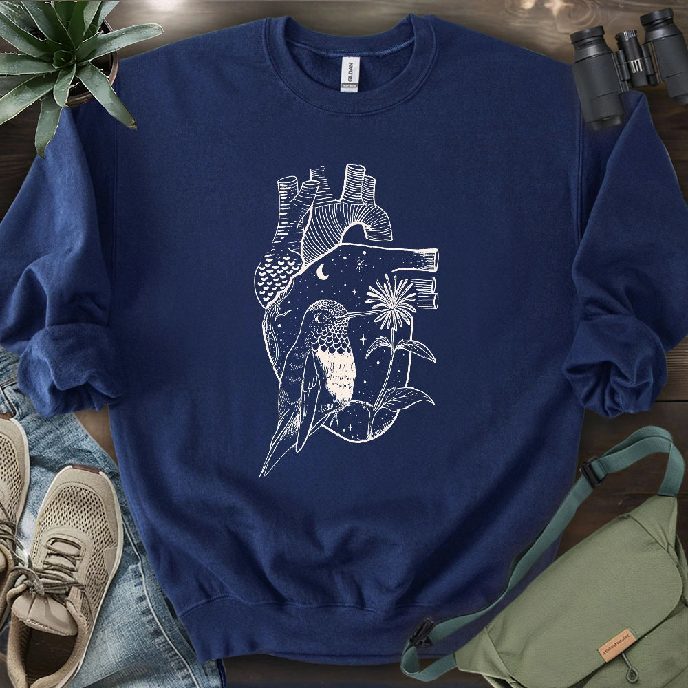 Heart Full of a Hummingbird Sweatshirt