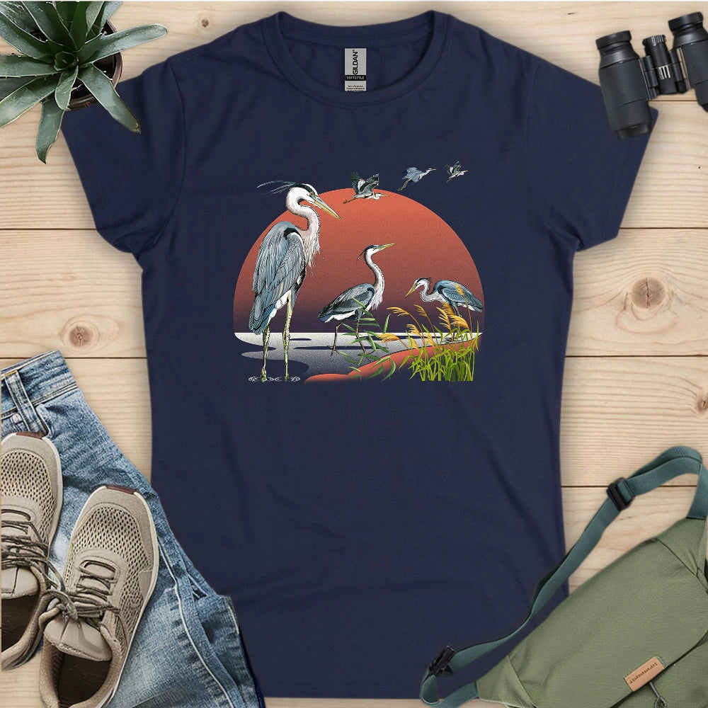 Heron Migration Women's T-shirt