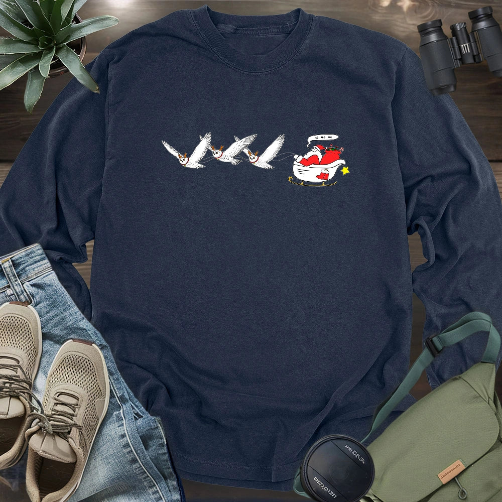Ho-Ho-Hoo Delivery Long Sleeve T-shirt