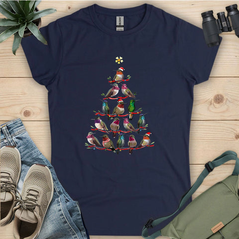 Hummingbird Christmas Tree Women's T-shirt