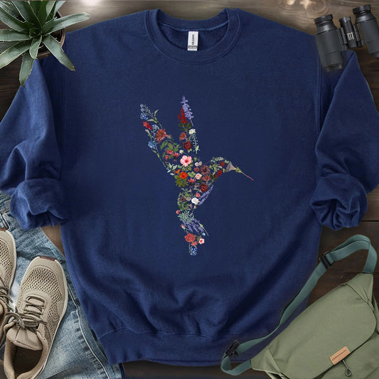 Hummingbird Made By Flowers Sweatshirt