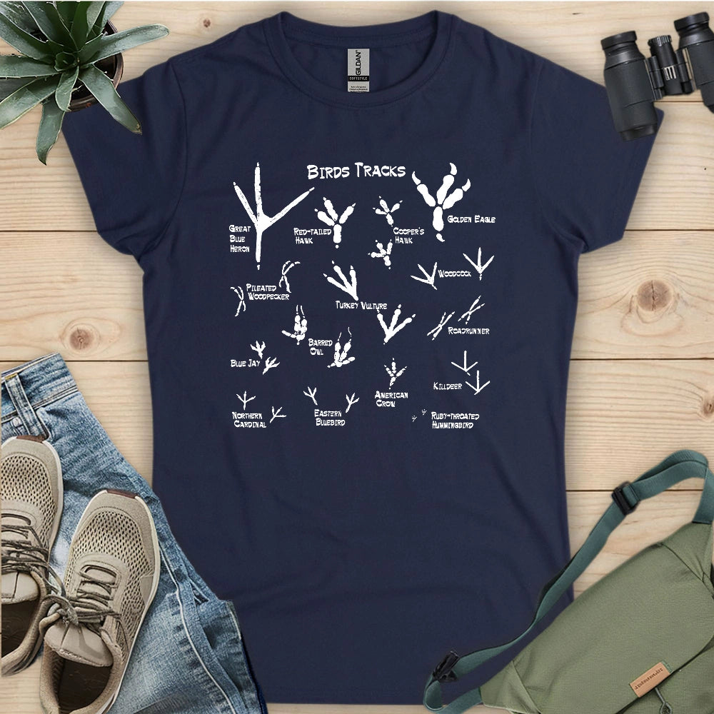 ID Bird Footprints Women's T-shirt