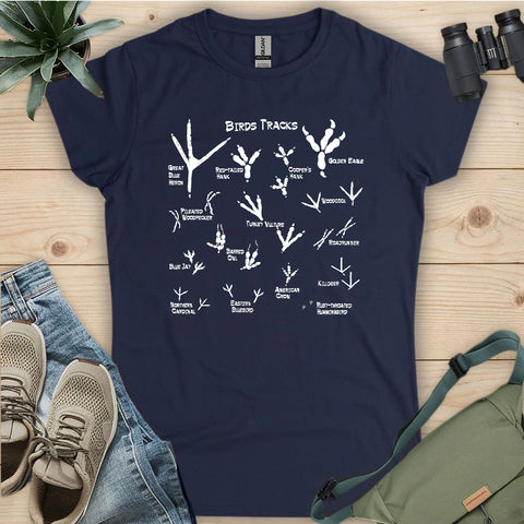 ID Bird Footprints Women's T-shirt