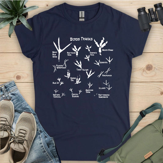 ID Bird Footprints Women's T-shirt