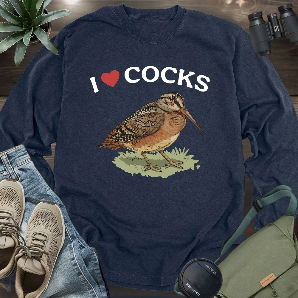I Love Cock Long Sleeve T-shirt